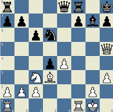 D. Benko-R. Fisher, Black 18 move