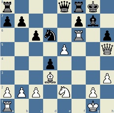 D. Benko-R. Fisher, White 21 move