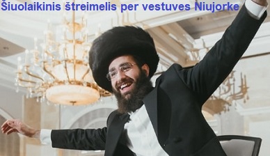 iuolaikinis treimelis per vestuves Niujorke
