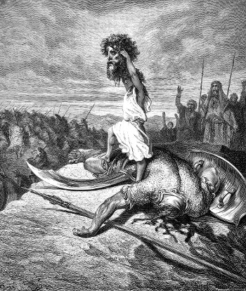 David with a head of Goliath