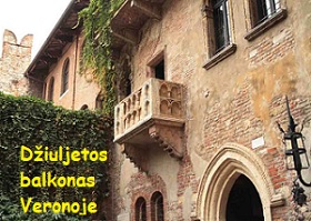 Dziuljetos balkonas Veronoje