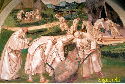 Signorelio freska Oliveti Madors vienuolyne