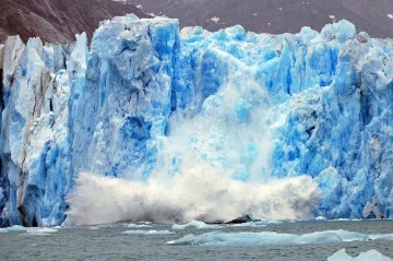 Calving of Glacier
