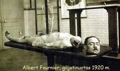 Giljotina: Albert Fournier, 1920